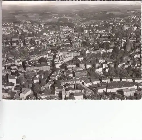 5880 LÜDENSCHEID, Ortsansicht Luftaufnahme 1957 Riesen-AK 21 x 15 cm, Cramer-Dortmund