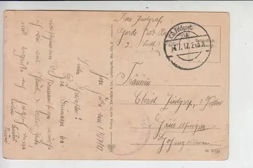 F 59400 CAMBRAI, kathedrale mit Belfried 1917, Feldpost 1.Weltkrieg