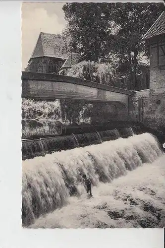 4404 TELGTE, Wasserfall an der alten Mühle, 196..
