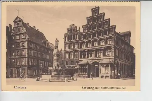 2120 LÜNEBURG, Schütting mit Sülfmeisterbrunnen
