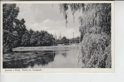 4432 GRONAU, Partie im Stadtpark 1957