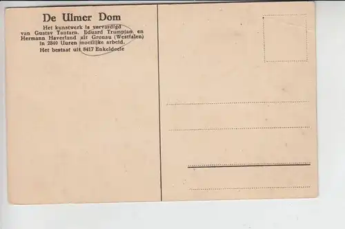 4432 GRONAU, Ulmer Dom gebaut v. Trumpjan,Haverland & Tantarn aus Gronau, Druckstelle