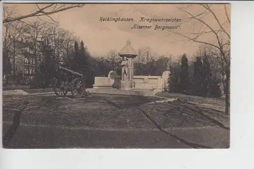 4350 RECKLINGHAUSEN, Bergbau Mining - Kriegswahrzeichen "Eiserner Bergmann" 1923