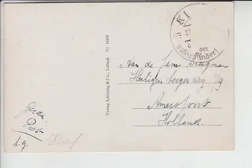 4190 KLEVE, Kriegerdenkmal 30er - Jahre, Briefmarke fehlt