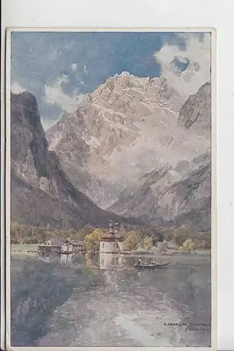 KÜNSTLER / ARTIST - COMPTON, E.Harrison, BARTHOLOMÄ - Berchtesgaden