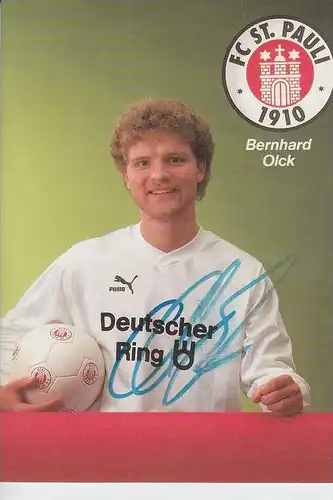SPORT - FUSSBALL - FC ST. PAULI - BERNHARD OLCK - Autogramm