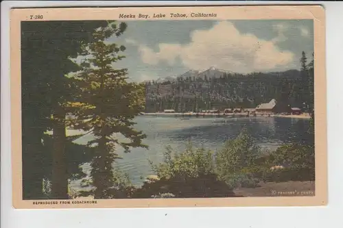 USA - CALIFORNIA, Meeks Bay, lake Tahoe 1955