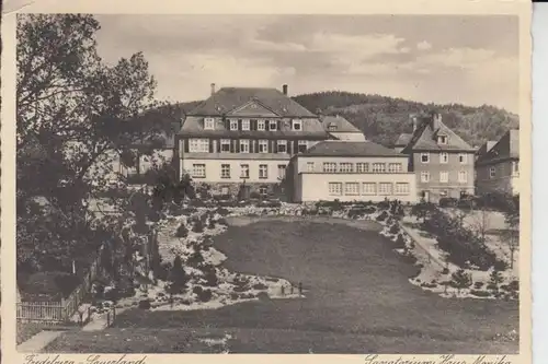 5948 SCHMALLENBERG - FREDEBURG, Sanatorium Haus Monika, Ansicht vom Park