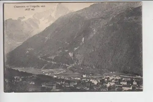 F 74400 CHAMONIX & l'Aguille vert 1928