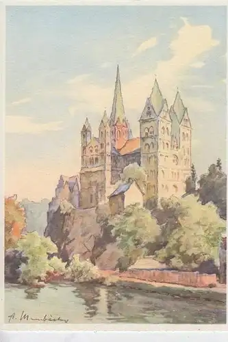 6250 LIMBURG, Dom zu Limburg - Künstlerkarte H.Mumbächer