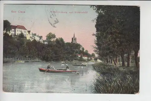 4190 KLEVE, Schwanenburg und Kermisdahl 1910