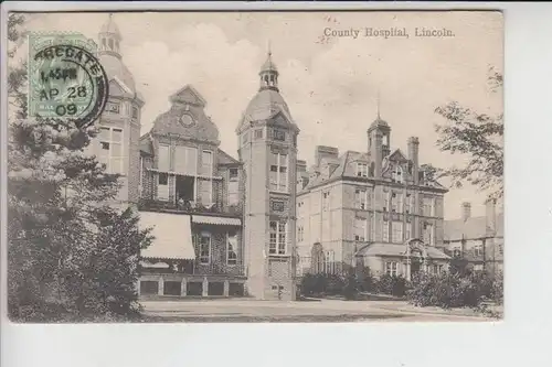 UK - ENGLAND - LINCOLN- County Hospital 1909