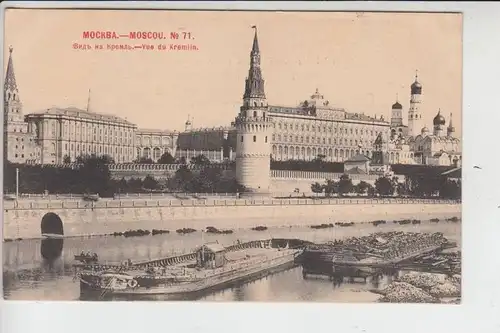 RU - RUSSLAND MOSKAU, Vue du Kremlin - Binnneschiffe, 1902, early card - undivided back