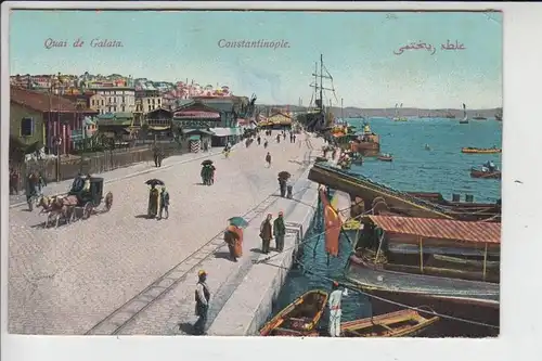 TR - KONSTANTINOPEL - Quai de Galata