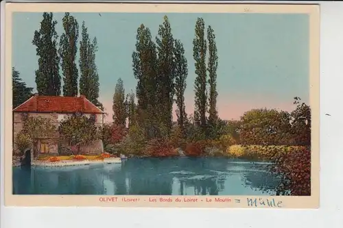 F 45160 OLIVET, Le Bords du Loiret - Le Moulin