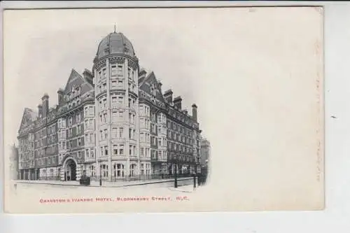 UK - ENGLAND, LONDON, Cranston's Ivanhoe Hotel, Bloomsbury Street, W.C.