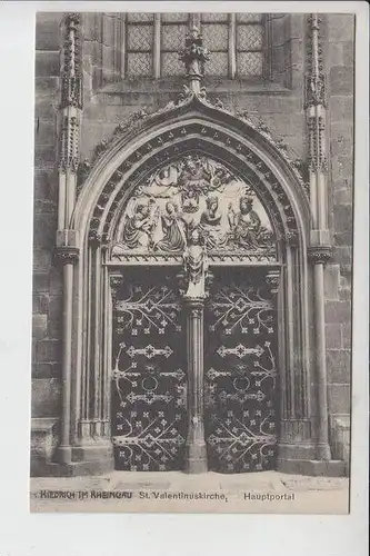 6229 KIEDRICH, St,Valentinuskirche, Hauptportal