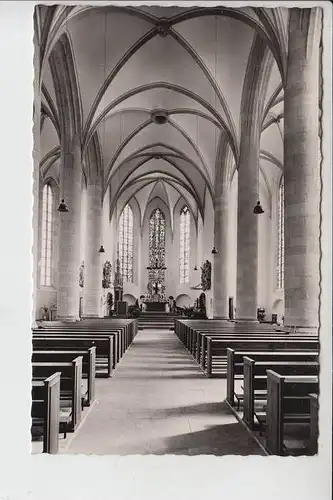 5440 MAYEN, Clemens-Kirche, Innenansicht 1955