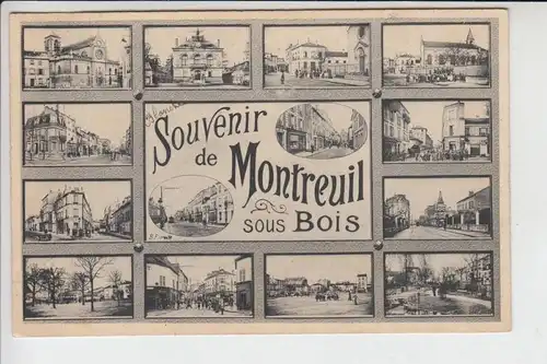 F 93100 MONTREUIL sous Bois, 1909