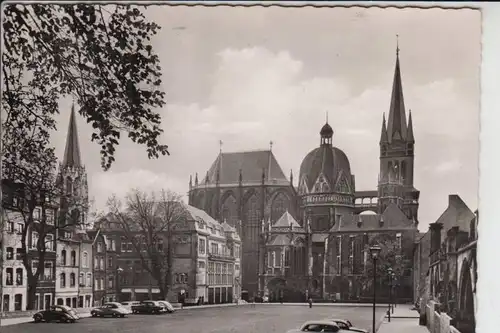 5100 AACHEN, Katschhof mit Dom 195..