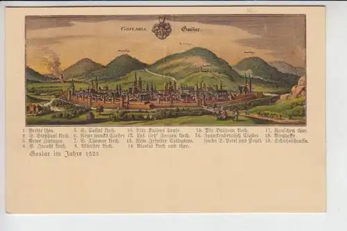 3380 GOSLAR, Historische Ansicht, Goslar im Jahre 1525