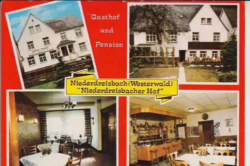 5241 NIEDERDREISBACH, Gasthof & Pension Niederdreisbacher Hof, Mehrbildkarte