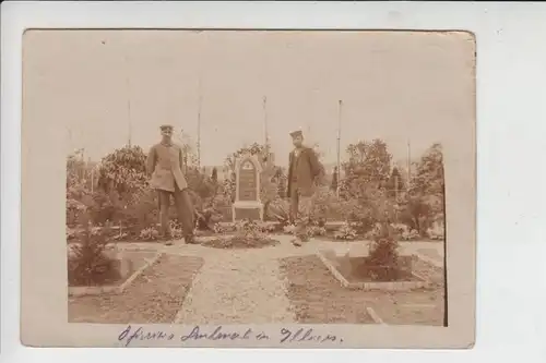 F 59320 ILLIES - Photo CPA, Offiziers Denkmal in Illies 8.8.1915