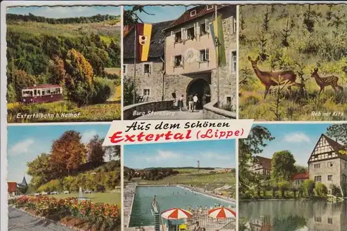 4923 EXTERTAL, Mehrbildkarte 1965