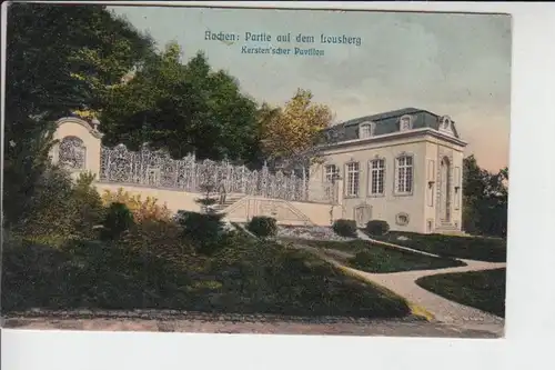 5100 AACHEN, Lousberg - Partie auf dem... Kersten'scher Pavillon 1909, Briefmarke fehlt