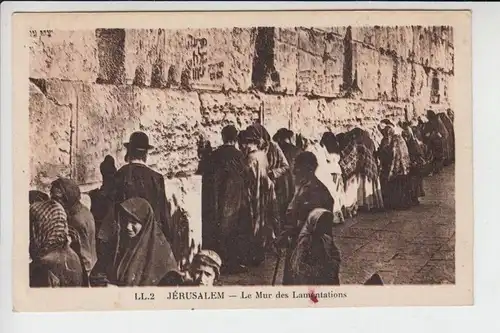 JUDAICA - JERUSALEM - KLAGEMAUER