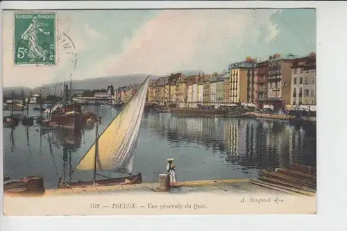 F 83000 TOULON, Vue generale du Quai