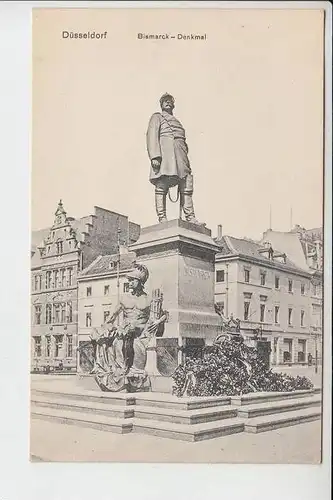 4000 DÜSSELDORF, Bismarck-Denkmal 1908