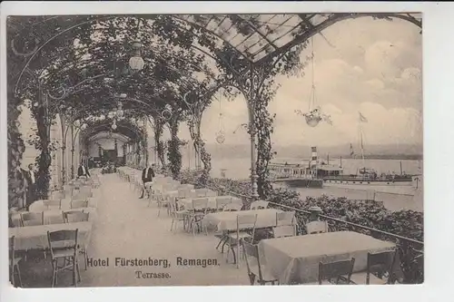 5480 REMAGEN, Hotel Fürstenberg - Terrasse