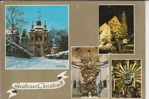 RELIGION - CHRISTKINDL, Briefmarke - Stempel - Ansichtskarte, Nadelloch