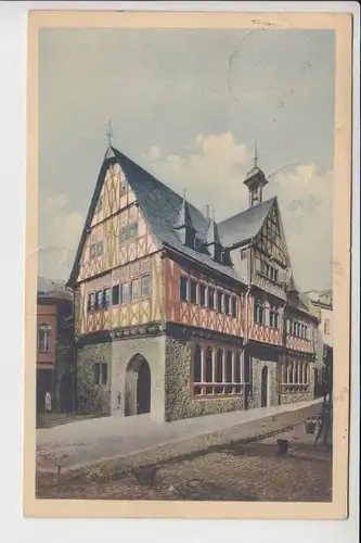 5420 OBERLAHNSTEIN, Rathaus, Briefmarke fehlt