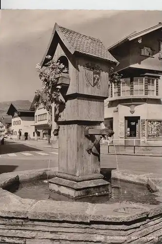 8972 SONTHOFEN, Marktbrunnen 1964