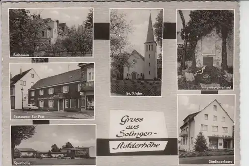5650 SOLINGEN - AUFDERHÖHE, Mehrbildkarte 1968, kl.Klebereste rückseitig