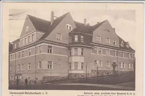 0-9800 REICHENBACH, Rosenplatz, Architektenkarte