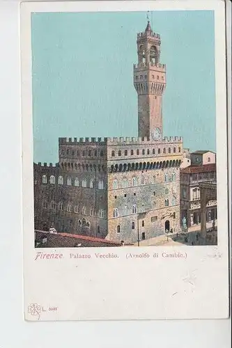I 50100 FIRENZE, Palazzo Vecchio - Jahrhundertwende - undivided back