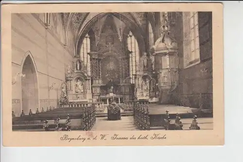 5600 WUPPERTAL - BEYENBURG, Inneres der Katholischen Kirche 1924