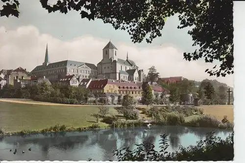 4050 MÖNCHENGLADBACH, Münster mit Rathaus 1956
