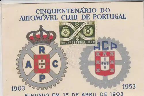 AUTOMOBIL - CLUB v. PORTUGAL ACP 50 Jahre 1953