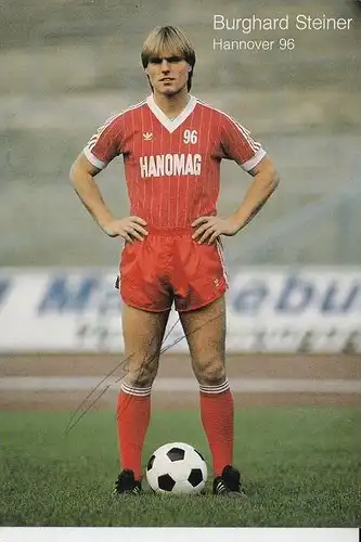 SPORT - FUSSBALL - HANNOVER 96 - BURGHARD STEINER - AUTOGRAMM