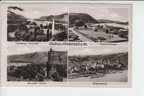 5470 ANDERNACH, Mehrbildkarte 1956