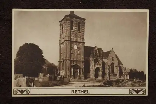 F 08300 RETHEL, Zerstörungen 1.Weltkrieg