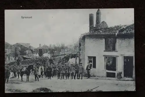 F 08250 APREMONT - Ardennes, 1.Weltkrieg