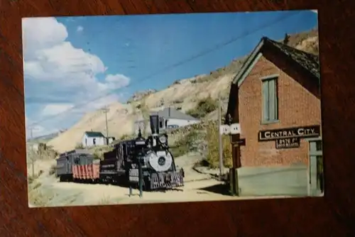 USA - COLORADO, 80427  CENTRAL-CITY, Station - Bahnhof, Steam Train, Dampflok