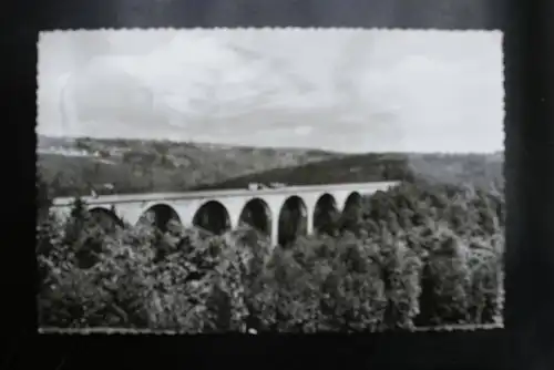 5632 WERMELSKIRCHEN, Höllenbachtalbrücke, Bergische Autobahn, 1958