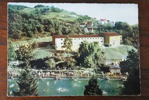 5990 ALTENA,  DJH Jugendherberge und Schwimmbad, 1960