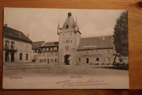 F 68230 TURCKHEIM / TÜRKHEIM, Elsass, Altes Thor, 1906